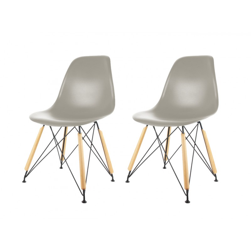 Chaise Scandinave Pied Metal