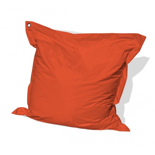 Pouf géant orange, coussin géant