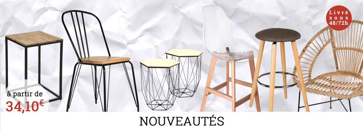 Découvrez les nouveautés en chaises et fauteuils