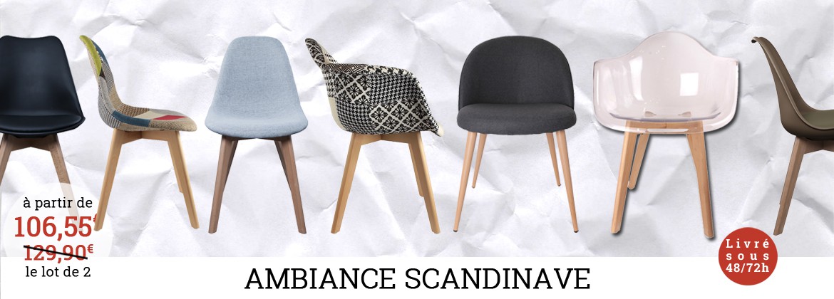 Collection Scandinave : Chaises et Fauteuils Patchwork